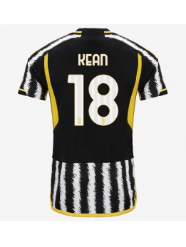 Moški Nogometna dresi replika Juventus Moise Kean #18 Domači 2023-24 Kratek rokav